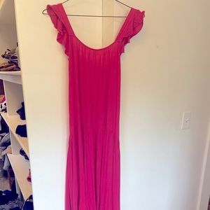 BB Dakota pink long dress size small